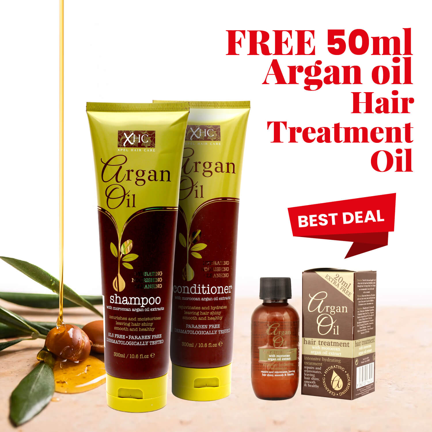 Argan Oil  Lavender Paraben Free Smooth  Serene Hair Mask  200 ml